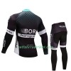 Radbekleidung Radtrikot Langarm + Lang Radhose 2017 Bora-Hansgrohe Kinder N001